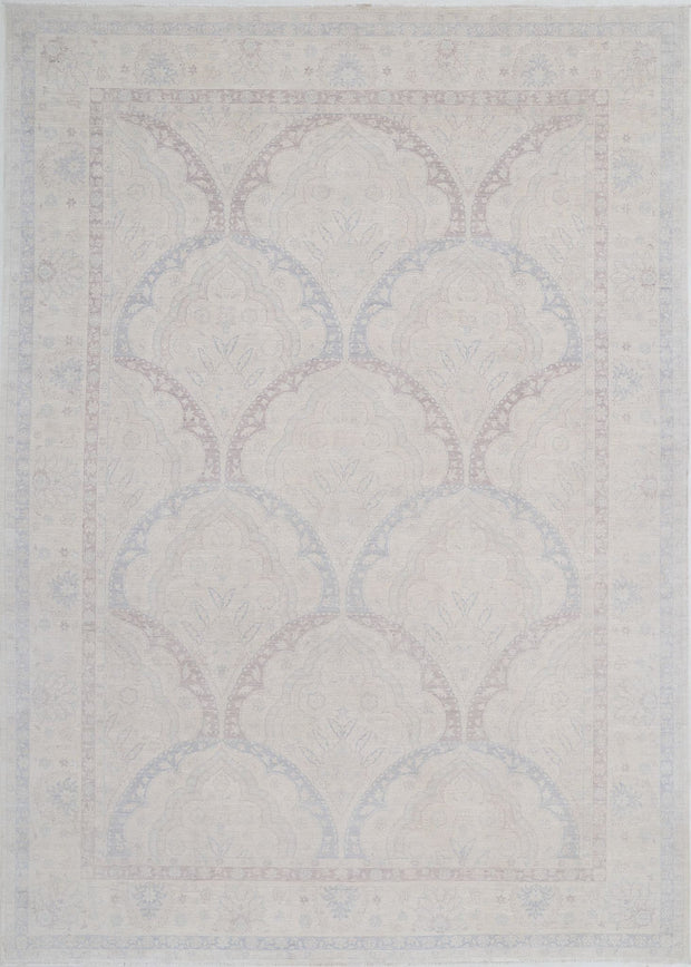 Hand Knotted Fine Serenity Wool Rug 9' 9" x 13' 8" - No. AT58801