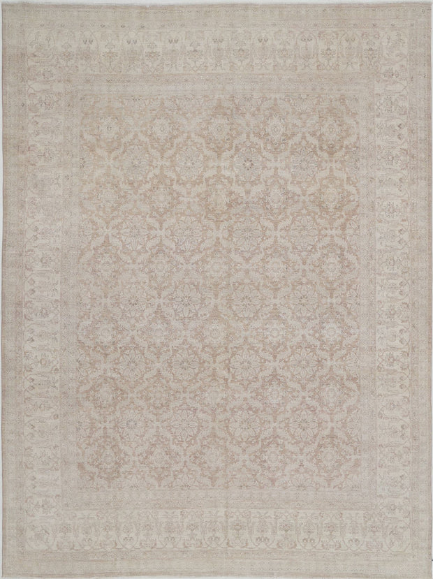 Hand Knotted Fine Serenity Wool Rug 8' 8" x 11' 7" - No. AT69837