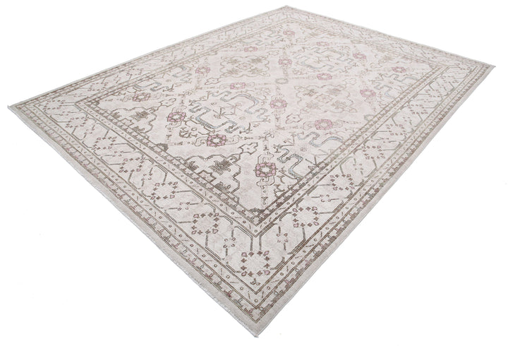Hand Knotted Fine Serenity Wool Rug 8' 0" x 10' 9" - No. AT22099