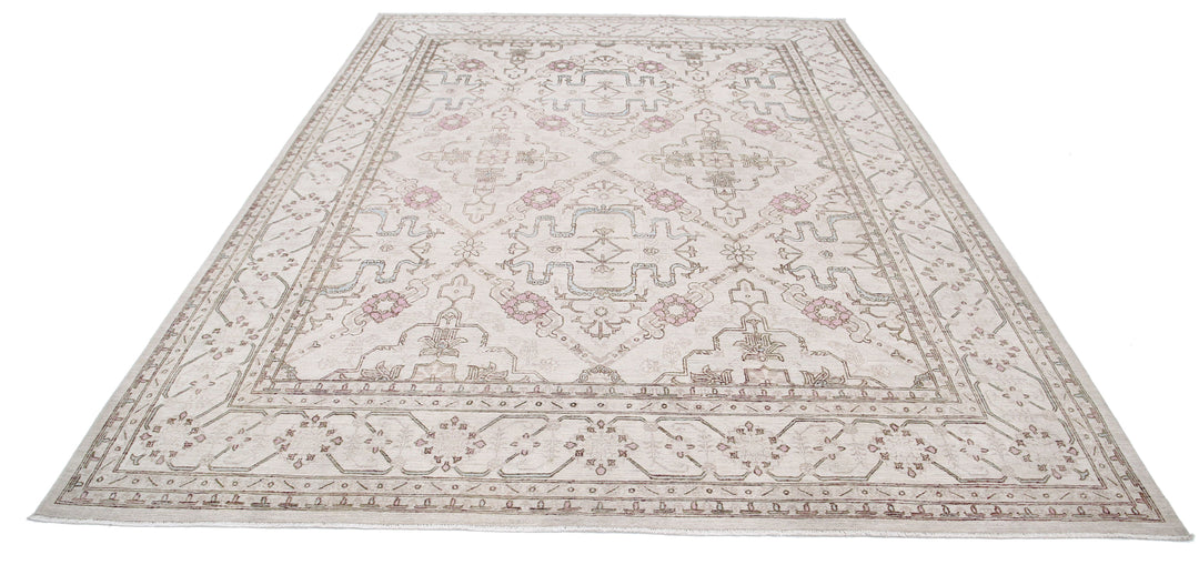 Hand Knotted Fine Serenity Wool Rug 8' 0" x 10' 9" - No. AT22099