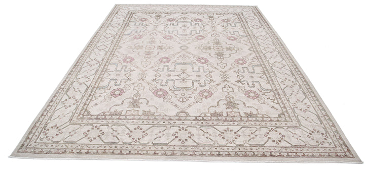 Hand Knotted Fine Serenity Wool Rug 8' 0" x 10' 9" - No. AT22099