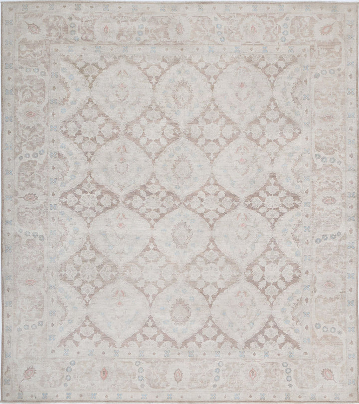 Hand Knotted Fine Serenity Wool Rug 8' 0" x 9' 1" - No. AT68033