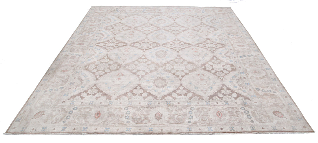 Hand Knotted Fine Serenity Wool Rug 8' 0" x 9' 1" - No. AT68033