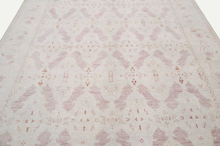 Hand Knotted Fine Serenity Wool Rug 7' 9" x 10' 10" - No. AT48130