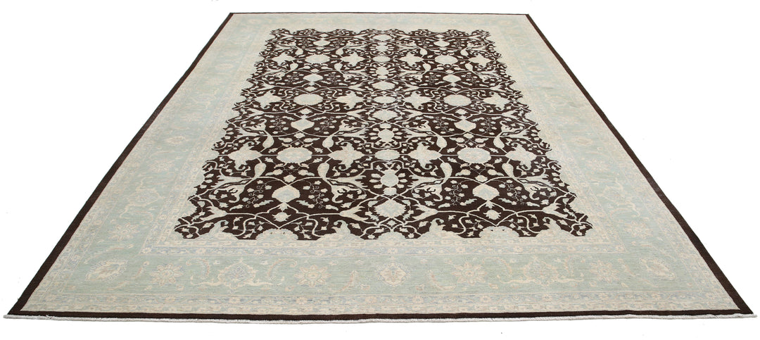 Hand Knotted Fine Serenity Wool Rug 8' 10" x 11' 6" - No. AT30897