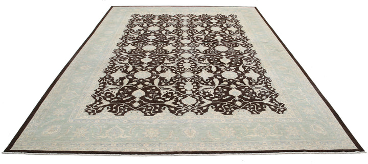 Hand Knotted Fine Serenity Wool Rug 8' 10" x 11' 6" - No. AT30897