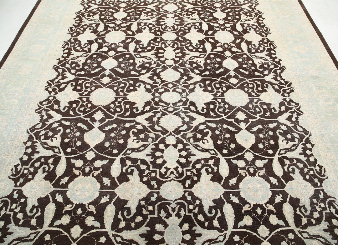 Hand Knotted Fine Serenity Wool Rug 8' 10" x 11' 6" - No. AT30897