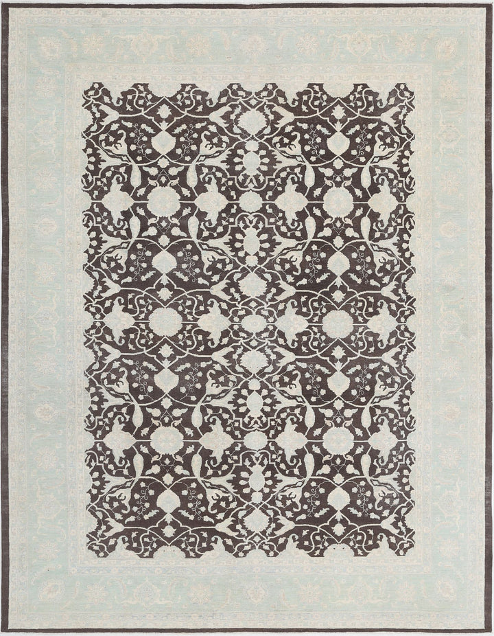Hand Knotted Fine Serenity Wool Rug 8' 10" x 11' 6" - No. AT30897