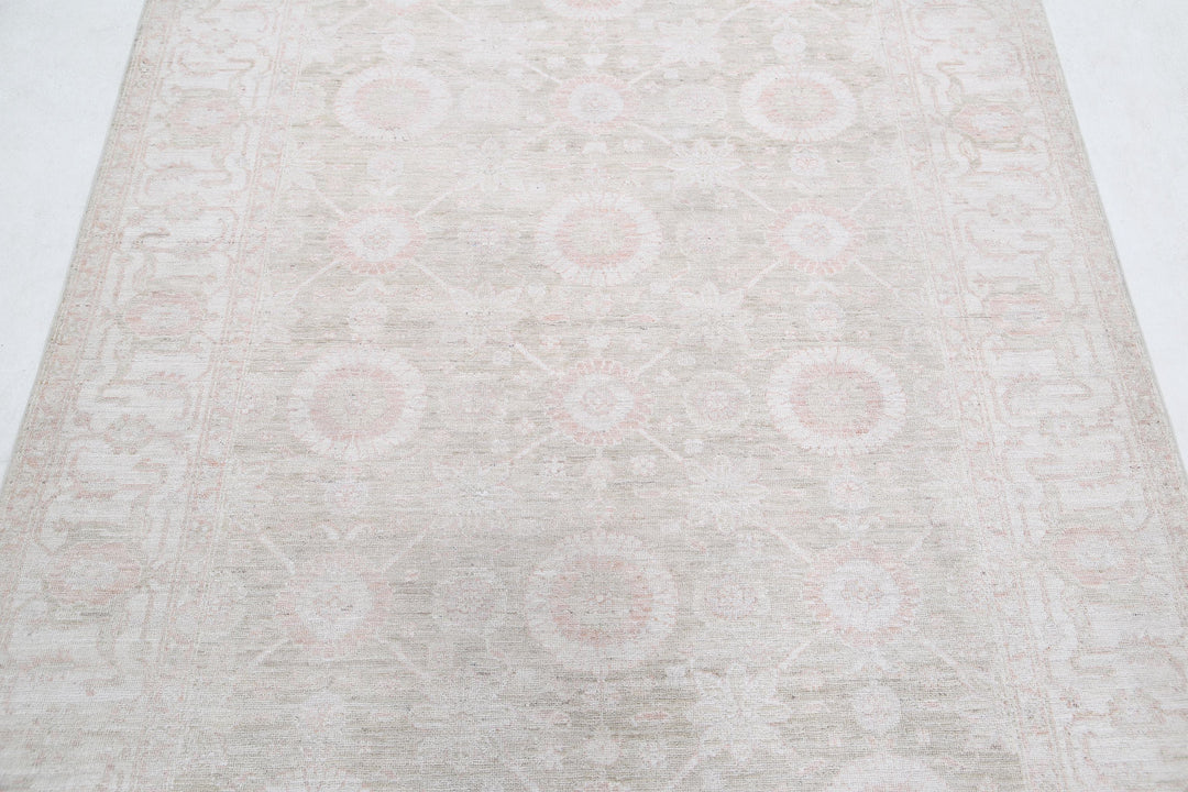 Hand Knotted Fine Serenity Wool Rug 4' 10" x 6' 3" - No. AT37953