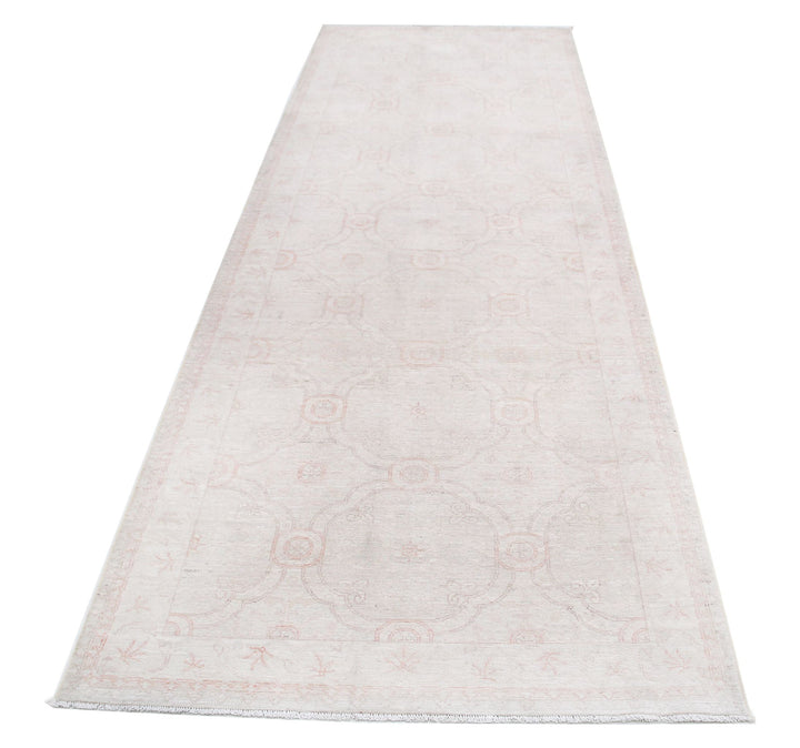 Hand Knotted Fine Serenity Wool Rug 3' 10" x 11' 2" - No. AT71621