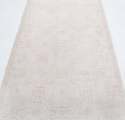 Hand Knotted Fine Serenity Wool Rug 3' 10" x 11' 2" - No. AT71621