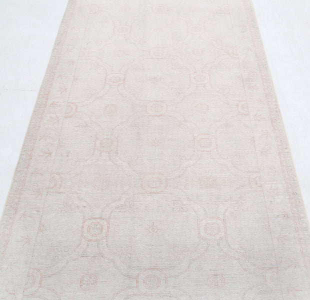 Hand Knotted Fine Serenity Wool Rug 3' 10" x 11' 2" - No. AT71621