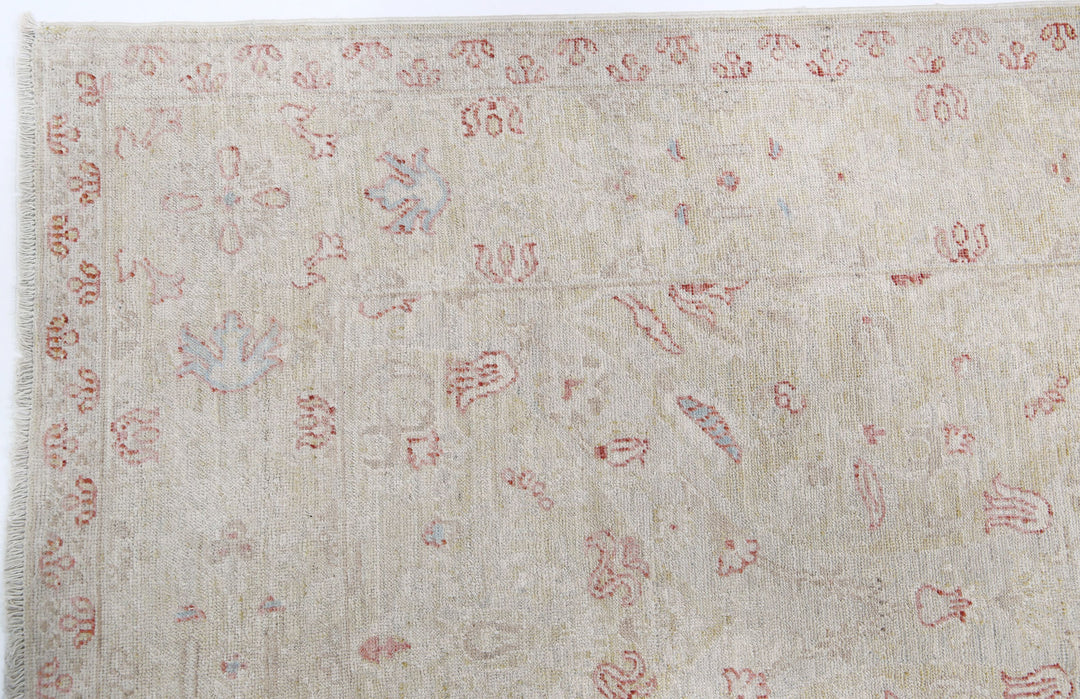 Hand Knotted Fine Serenity Wool Rug 3' 5" x 10' 6" - No. AT15604