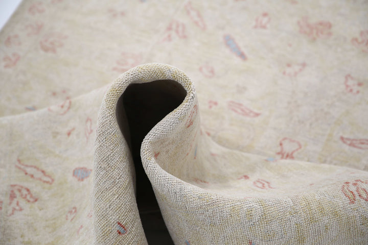 Hand Knotted Fine Serenity Wool Rug 3' 5" x 10' 6" - No. AT15604