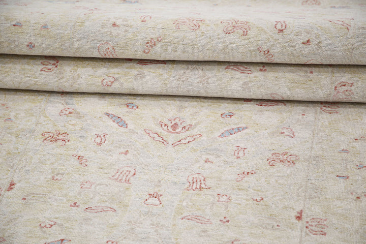 Hand Knotted Fine Serenity Wool Rug 3' 5" x 10' 6" - No. AT15604