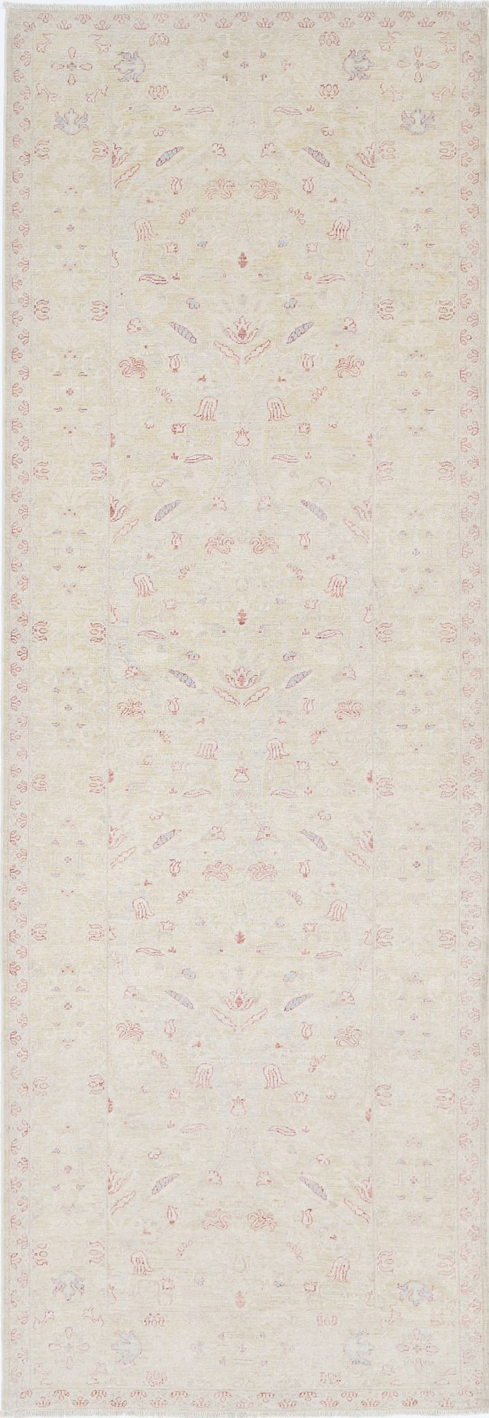 Hand Knotted Fine Serenity Wool Rug 3' 5" x 10' 6" - No. AT15604
