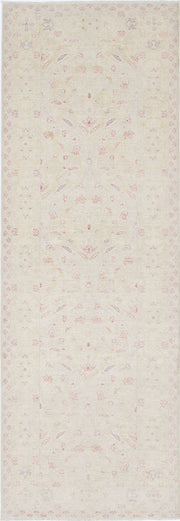 Hand Knotted Fine Serenity Wool Rug 3' 5" x 10' 6" - No. AT15604