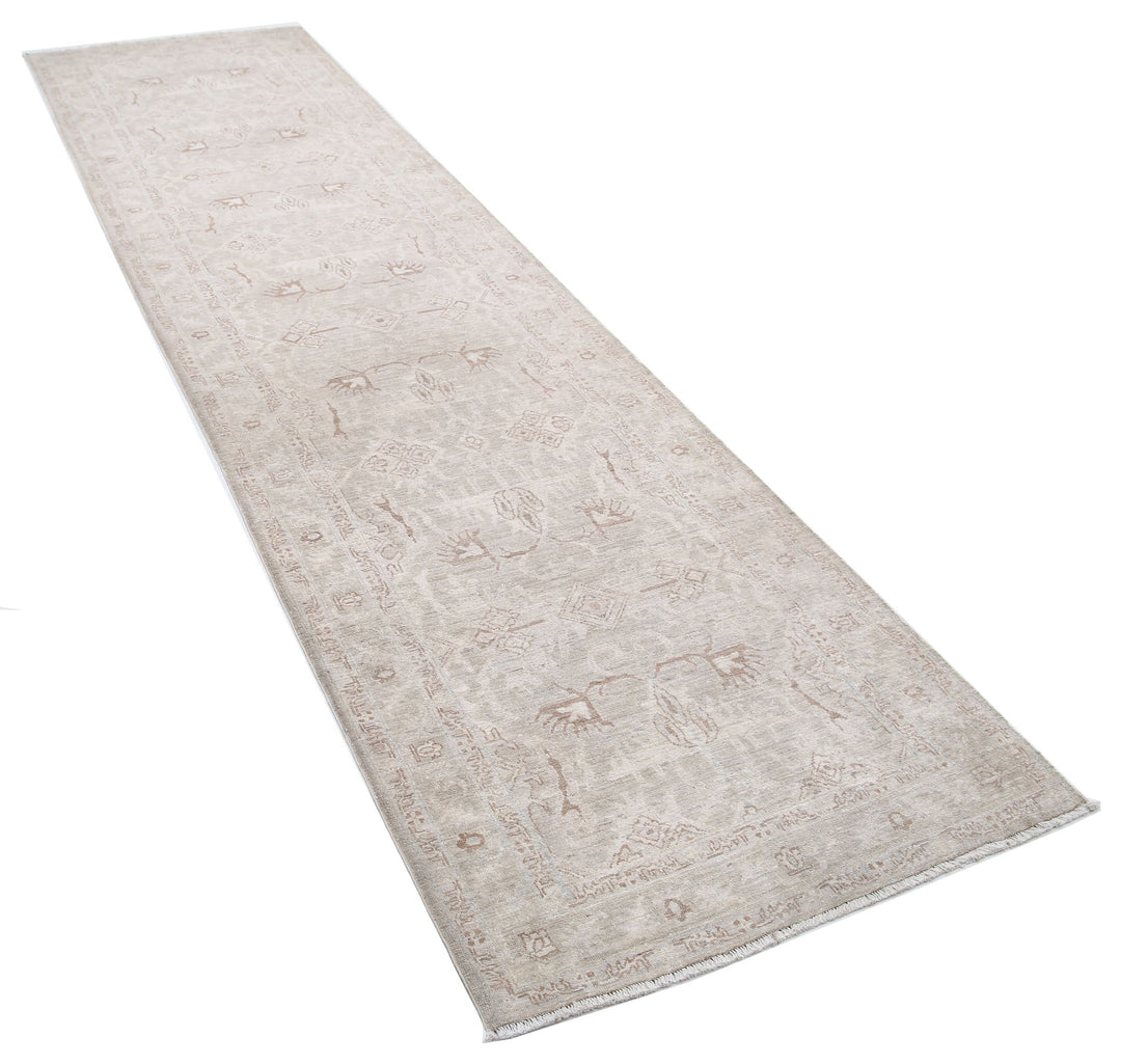 Hand Knotted Fine Serenity Wool Rug 2' 11" x 11' 5" - No. AT65721