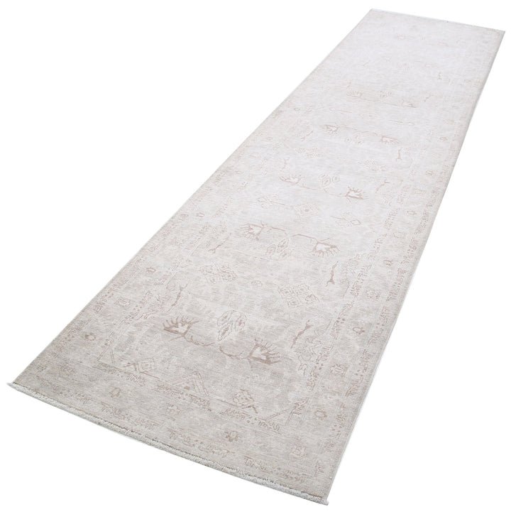 Hand Knotted Fine Serenity Wool Rug 2' 11" x 11' 5" - No. AT65721