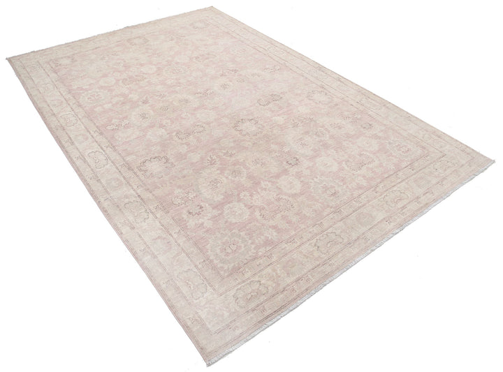 Hand Knotted Fine Serenity Wool Rug 6' 0" x 8' 10" - No. AT19652