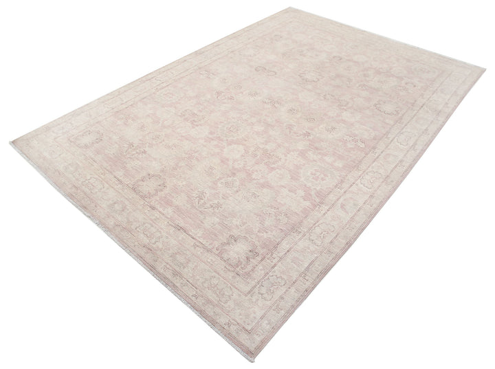 Hand Knotted Fine Serenity Wool Rug 6' 0" x 8' 10" - No. AT19652