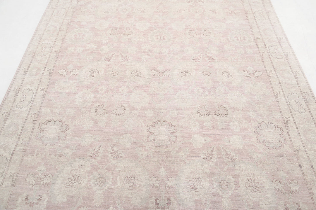 Hand Knotted Fine Serenity Wool Rug 6' 0" x 8' 10" - No. AT19652