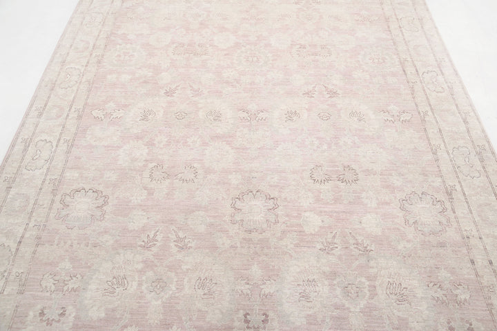Hand Knotted Fine Serenity Wool Rug 6' 0" x 8' 10" - No. AT19652