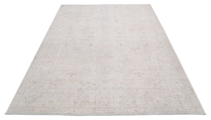 Hand Knotted Fine Serenity Wool Rug 6' 1" x 8' 4" - No. AT18645
