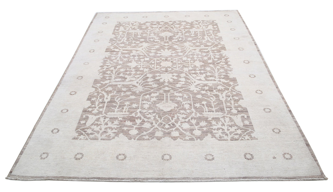 Hand Knotted Fine Serenity Wool Rug 6' 0" x 8' 2" - No. AT45848