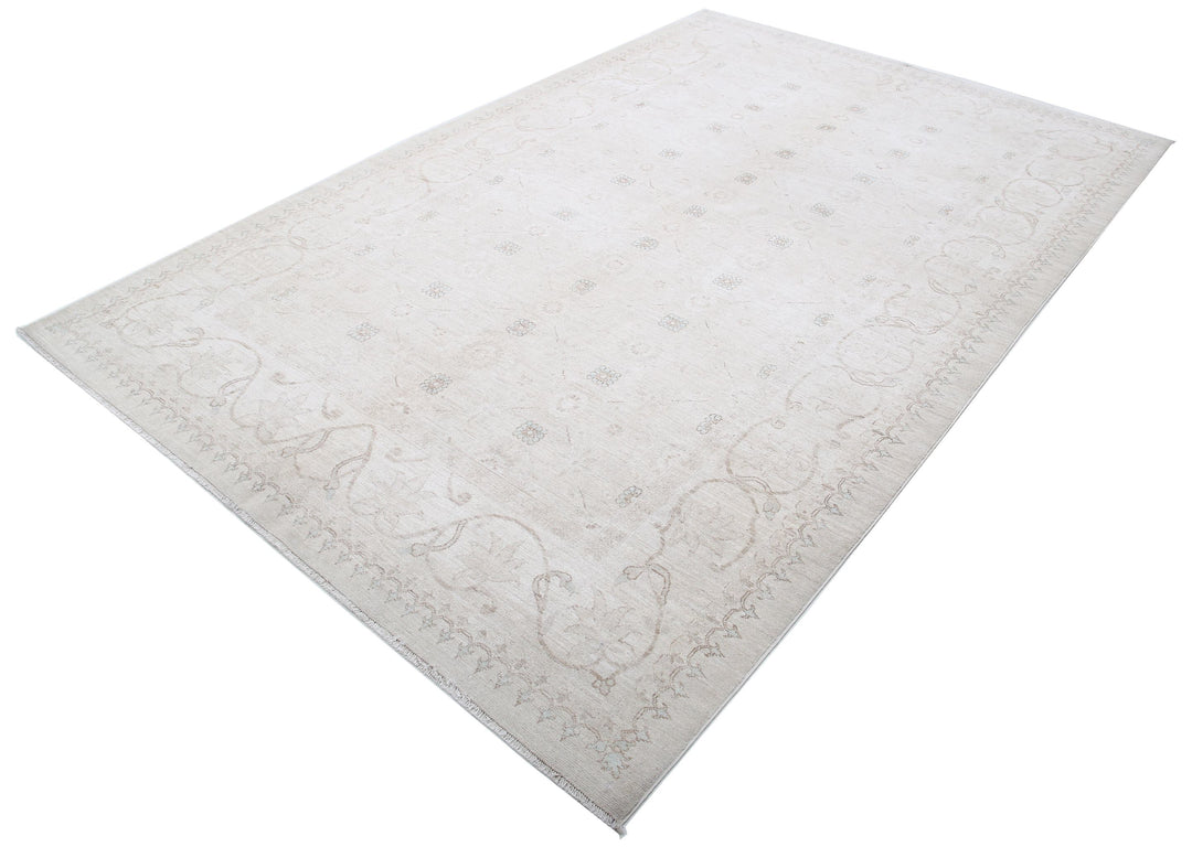 Hand Knotted Fine Serenity Wool Rug 6' 6" x 9' 10" - No. AT34115