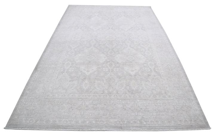 Hand Knotted Fine Serenity Wool Rug 6' 3" x 9' 7" - No. AT68885