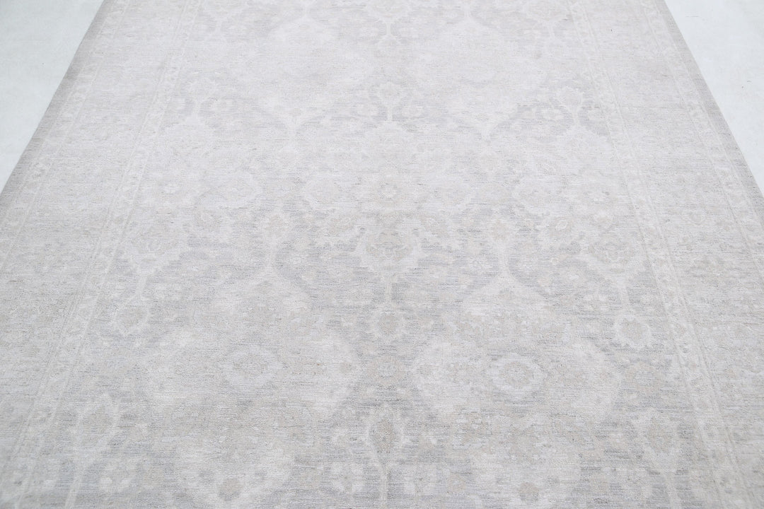 Hand Knotted Fine Serenity Wool Rug 6' 3" x 9' 7" - No. AT68885