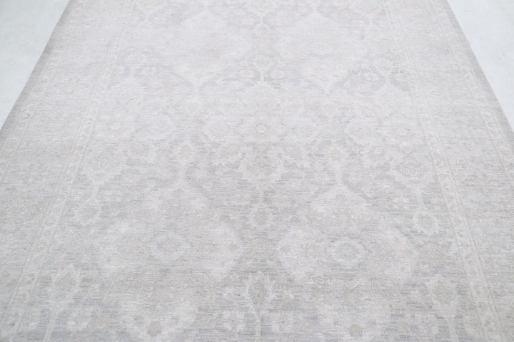 Hand Knotted Fine Serenity Wool Rug 6' 3" x 9' 7" - No. AT68885