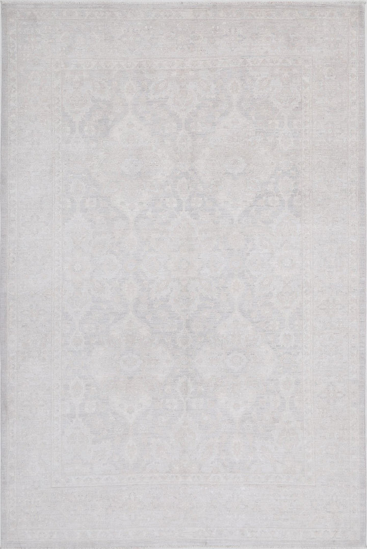 Hand Knotted Fine Serenity Wool Rug 6' 3" x 9' 7" - No. AT68885