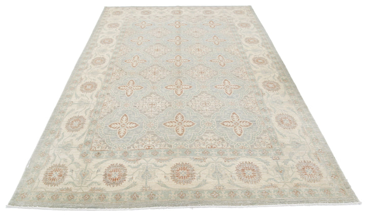 Hand Knotted Fine Serenity Wool Rug 6' 1" x 8' 10" - No. AT35494