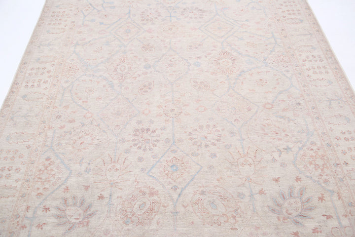 Hand Knotted Fine Serenity Wool Rug 5' 11" x 8' 11" - No. AT28453