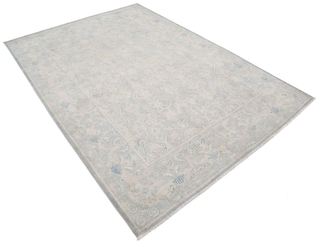 Hand Knotted Fine Serenity Wool Rug 5' 11" x 8' 7" - No. AT95055
