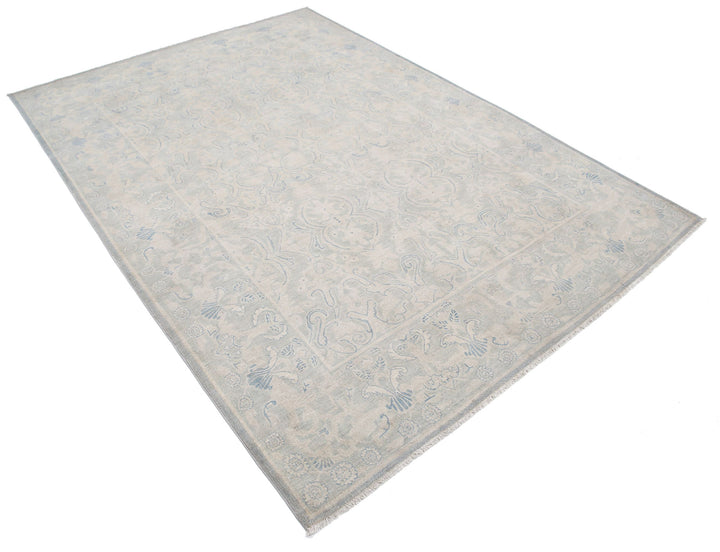 Hand Knotted Fine Serenity Wool Rug 5' 11" x 8' 7" - No. AT95055