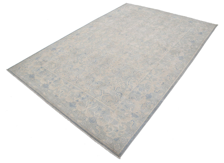 Hand Knotted Fine Serenity Wool Rug 5' 11" x 8' 7" - No. AT95055