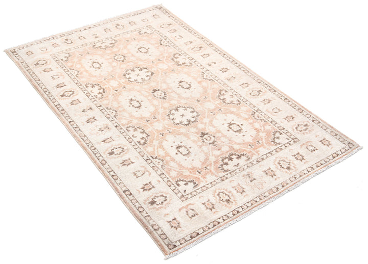 Hand Knotted Fine Serenity Wool Rug 3' 1" x 4' 9" - No. AT59390