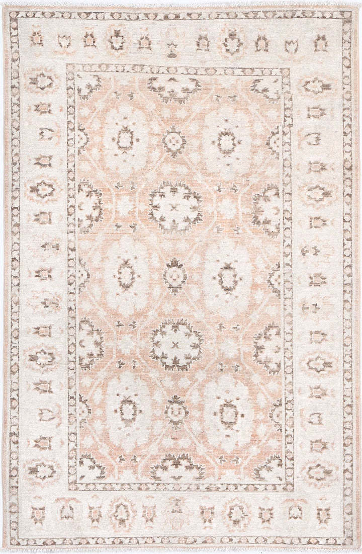 Hand Knotted Fine Serenity Wool Rug 3' 1" x 4' 9" - No. AT59390