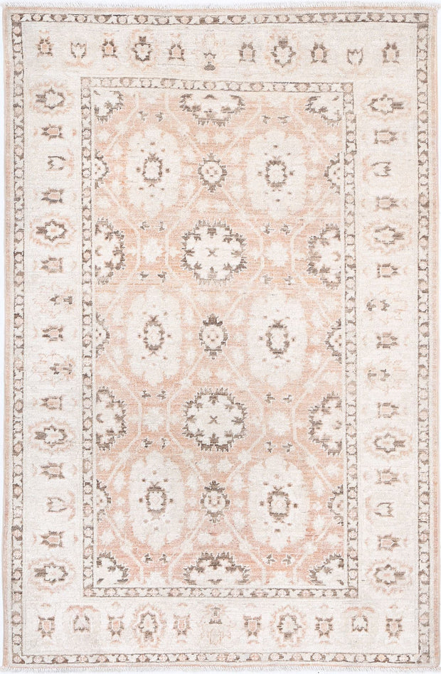 Hand Knotted Fine Serenity Wool Rug 3' 1" x 4' 9" - No. AT59390