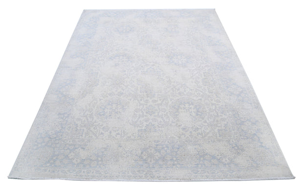 Hand Knotted Fine Serenity Wool Rug 5' 8" x 7' 11" - No. AT84844