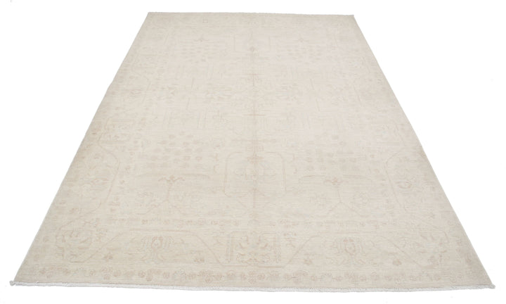 Hand Knotted Fine Serenity Wool Rug 6' 0" x 8' 2" - No. AT66169