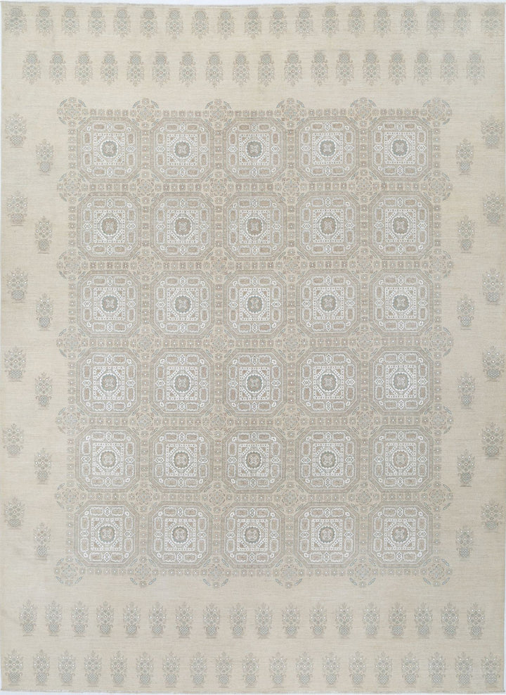 Hand Knotted Fine Serenity Wool Rug 9' 11" x 13' 7" - No. AT26824