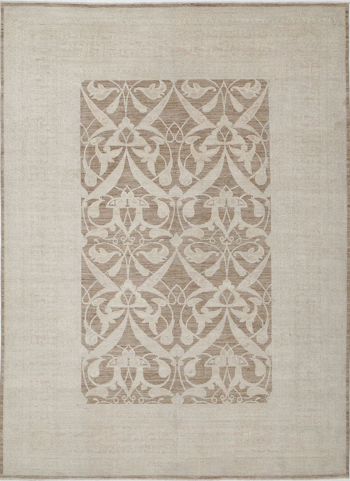 Hand Knotted Fine Serenity Wool Rug 9' 10" x 13' 7" - No. AT56718