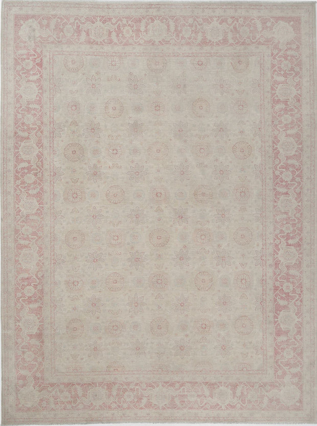 Hand Knotted Fine Serenity Wool Rug 9' 11" x 13' 1" - No. AT29474