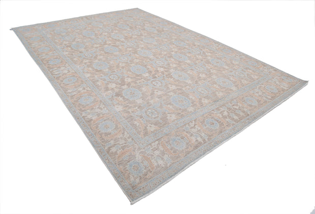 Hand Knotted Fine Serenity Wool Rug 8' 9" x 12' 9" - No. AT81499