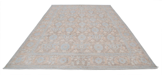 Hand Knotted Fine Serenity Wool Rug 8' 9" x 12' 9" - No. AT81499