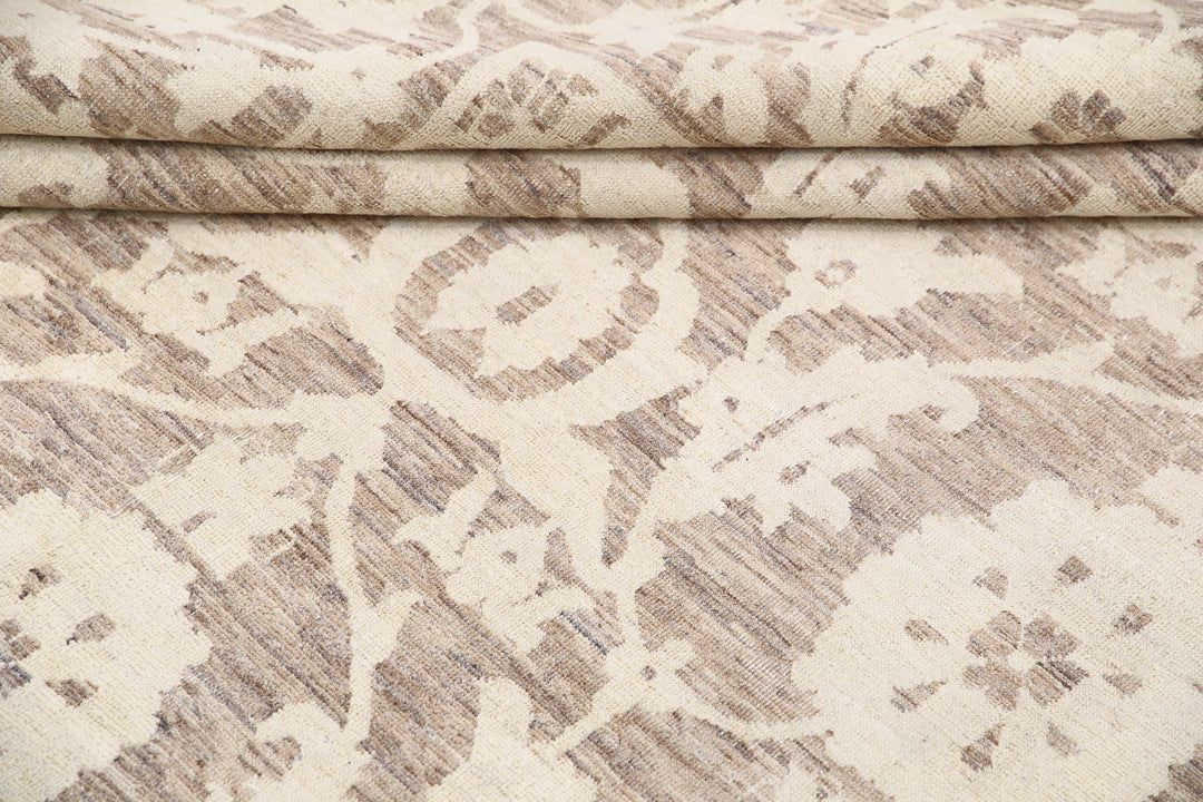 Hand Knotted Fine Serenity Wool Rug 8' 9" x 12' 9" - No. AT81499